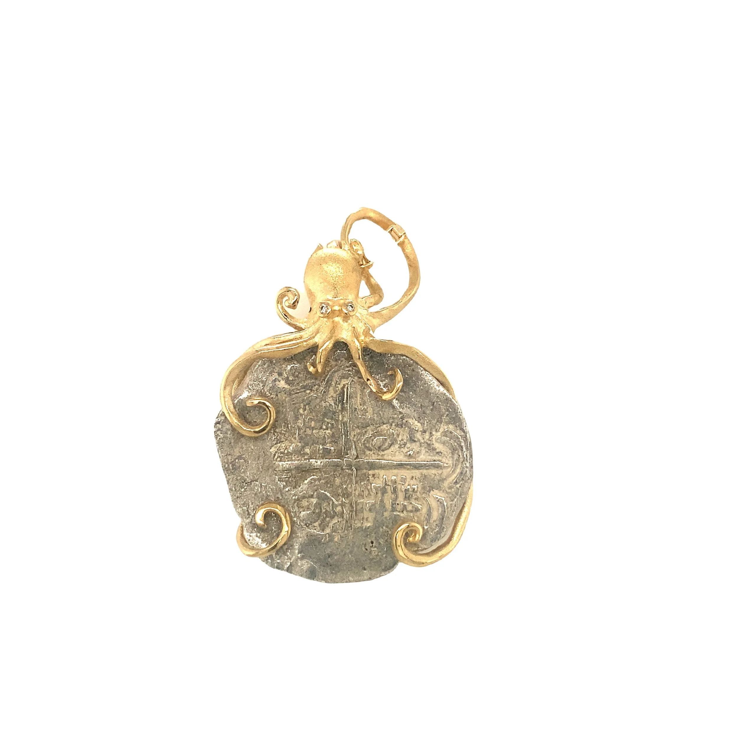 Genuine Atocha Coin With Custom Denny Wong Octopus Wrap — Bridge